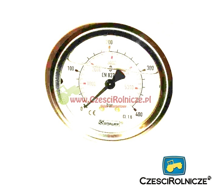 MANOMETR 63 1/4 0 / +400 BAR PRZYŁACZE TYLNE