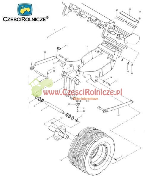 400/50-15.5 OPONA UGNIATAJACA AMAZONE