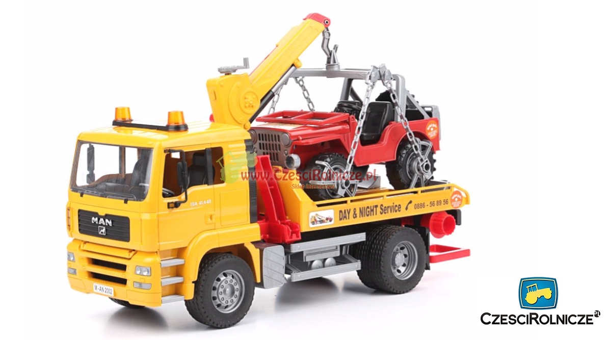 ぽんmam BRUDER 02750 POMOC DROGOWA MAN Z JEEPEM [ZD02750] Części