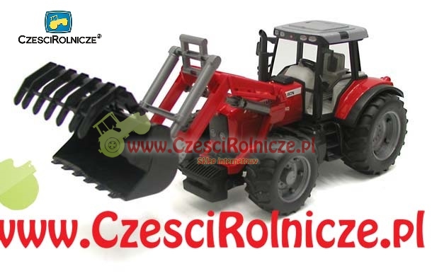 Ciągnik Massey Ferguson 7480 z ładowaczem  BRUDER 02042 
