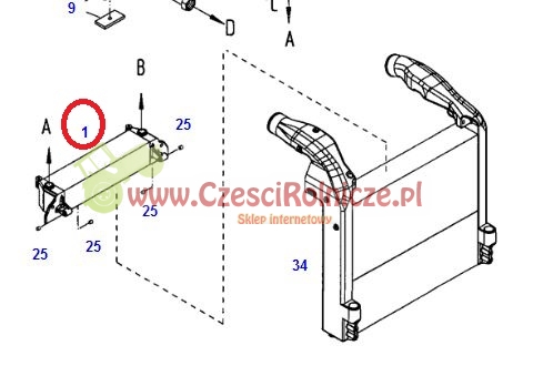 CFH502 CHŁODNICA OLEJU