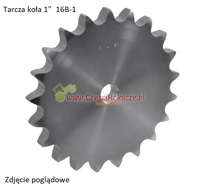 KOŁO ŁAŃCUCHOWE 1" 16B-1 Z-57 - TARCZA
