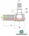 PRZEGUB KULOWY 15,5/18 L-100 7/8-16 