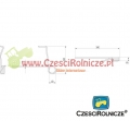3408200 AMAZONE PALEC ZGARNIAJACY SIEWNIKA P.   ST- AL