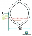 RURA PROFILOWANA G2 30,0*39*3,0  OA 