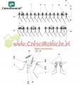 952155 AMAZONE UCHWYT PALCA