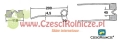  PALEC PODBIERACZA MA74528   200*118 CASE IHC MC CORMICK -CZERWONY 