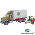 BRUDER 02828 MACK Granite z kontenerem UPS