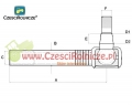 PRZEGUB KULOWY 24/26 L-330 M24*1,5 W P