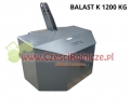 BALAST 1200 KG / Obciążnik na przedni TUZ [CAB-K-1200]
