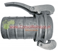 BAUER 3" ZLACZE MĘSKIE + ZAMKNIĘCIE WĄŻ 3 1/2" ~89 MM
