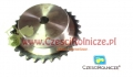 łkb030 KOŁO ŁAŃCUCH. 1/2" 08B-1 Z-30 HARTOWANE (1/2" X 5/16") 