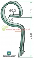 ZĄB KULTYWATORA L-350/240 32*10 JACK POT