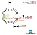 RURA PROFILOWANA 50,2*2,75  SFT  S4-S5  Z [WWB0013]