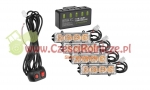 LAMPY OSTRZEGAWCZE 12/24V 16W Z KONTROLEREM I PILOTEM [AK155] 4xLED STROBOSKOP POMOC LAWETA