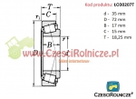 30207                   ŁOŻYSKO   TIMKEN [ŁO30207T]
