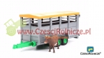BRUDER 02227  Przyczepa do transportu zwierząt [ZD02227]