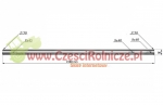 40 -  WAŁ NAPĘDOWY ZASOBNIKA ST NA WPUST  5644710420 [KZ036040]