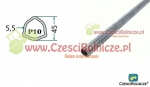 RURA PROFILOWANA P10  45,0*5,5  pasuje do BONDIOLI   W [WWB0010]