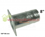 KOŁNIERZ 180x180  NA WĄŻ 8" ~200mm  [BNA837]