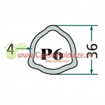 RURA PROFILOWANA  P6  36,0*4,5  pasuje do BONDIOLI   W [WWB0006]