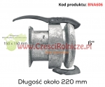 PERROT 6"  ZŁĄCZE ŻEŃSKIE - PŁYTA 150*150   - NA DŹWIGNIĘ - KRÓTKIE 220 mm [BNA606]