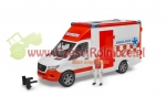 BRUDER MERCEDES SPRINTER KARETKA Z RATOWNIKIEM 02536 BRUDER 02676 [ZD02676]