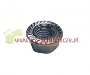 NAKRĘTKA M12 KOŁNIERZOWA ZĄBKOWANA [ŚNZ12]