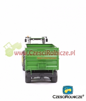 BRUDER 03055 CIĄGNIK JOHN DEERE Z ŁADOWACZEM I PRZYCZEPĄ [ZD03055]