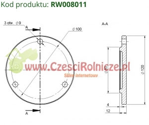 POKRYWA VIII [RW008011]   