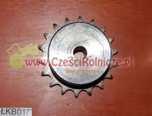 KOŁO ŁAŃCUCHOWE  1/2" 08B-1  Z-18    HARTOWANE  (1/2" X 5/16") [ŁKB018]