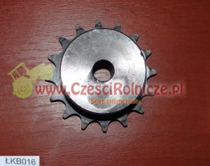 KOŁO ŁAŃCUCHOWE  1/2" 08B-1  Z-16    HARTOWANE  (1/2" X 5/16") [ŁKB016]