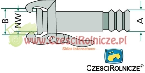 PERROT 5"  ZŁĄCZE  ŻEŃSKIE - WĄŻ 5"~FI 127 MM  - NA DŹWIGNIĘ [BNA502]