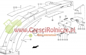 BLACHA RURY WYRZUTU Pasuje do CLAAS P/L DOLNA [SCE081015]