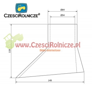 ROZPYLACZ OPRYSKIWACZA  GUMOWY [BN612a]