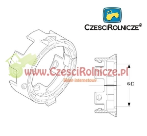 PIERŚCIEŃ ŚLIZGOWY COMER  62 MM  "T50"  30*80  ZEWN. [WWO210]