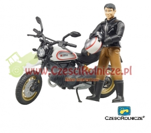 BRUDER 63051  Motor Ducati Scrambler Desert Sled z kierowcą [ZD63051]