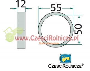 TULEJA  50*55*12 pasuje do KRONE  KW5,50/4*7 [ZZK401]