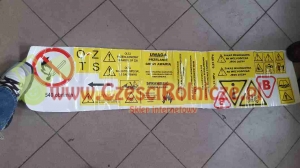 ZESTAW NAKLEJEK NA BECZKOWÓZ [BN000]