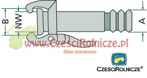 PERROT 4"  ZŁĄCZE  ŻEŃSKIE - WĄŻ  FI-102   -   NA DZWIGNIĘ [BNA402]