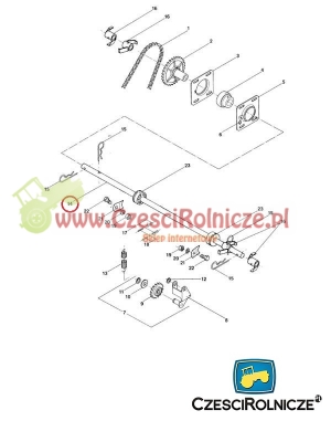 WAŁEK PRZEKŁADNI POPRZECZNY   ZA-U [RNA039]