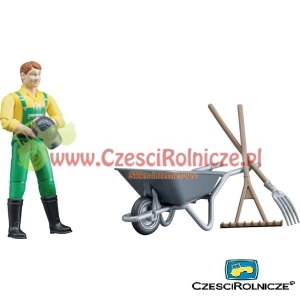 BRUDER 62610  Figurka rolnika z akcesoriami [ZD62610]