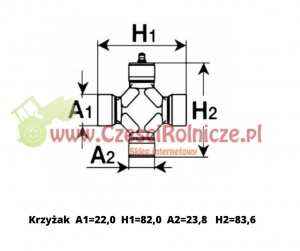 KRZYŻAK   22.00- 82.00/ 23.80- 83.60  BONDIOLI [WWB3000]