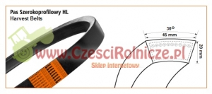 45-3400 LZ   PAS KLINOWY   ( HL-3352 ), 0312280 80354115 [PK335238-H]