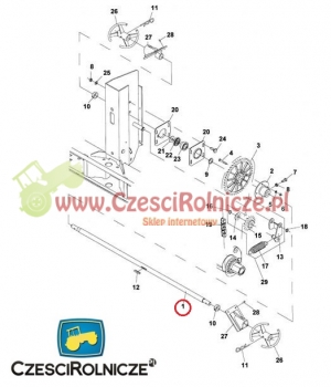 OŚ MIESZADŁA    AMAZONE  ZA-M [RNA081]