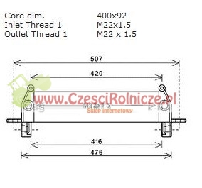 CHŁODNICA OLEJU [CFH502]