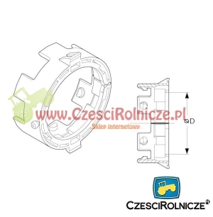 PIERŚCIEŃ ŚLIZGOWY COMER  60 MM  "T60"  30*92  WEWN. [WWO213]