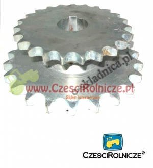13 - KOŁO ŁAŃCUCH.  1' 16B-1  Z-22  /  3/4' 12B-1  Z-23   000082/I000 KOŁO Z=22/Z=23 [ZPA0813]