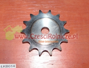 KOŁO ŁAŃCUCHOWE  1/2" 08B-1  Z-14  HARTOWANE  (1/2" X 5/16") [ŁKB014]