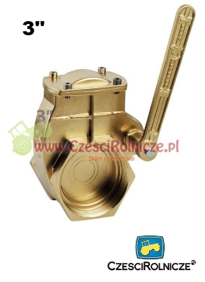 ZASUWA MOSIĘŻNA HYD. 3"  GWINT /  GWINT Z DZWIGNIĄ  - MZ Italy [BNZ301]